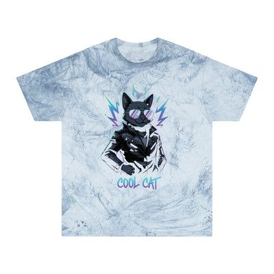 Colorful Cool Cat Unisex T-Shirt - Vibrant Graphic Tee, Gift for Cat Lovers, Casual Wear, Streetwear, Unique Style