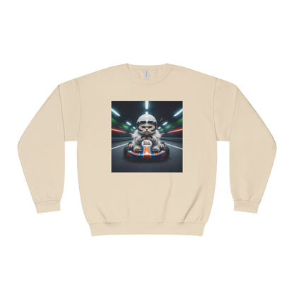 Go Kart Cat Unisex NuBlend Crewneck Sweatshirt style 2