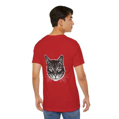 Cat Lover Unisex Tee Cat Head style 1, Perfect Gift for Pet Owners, Vintage Cat Design, Graphic T-shirt, Animal Lover, Casual Wear, Birthday Gift