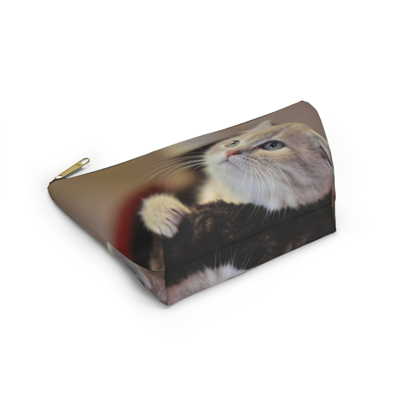 Cute Cat Accessory Pouch | Travel Accessory, Fun Gift, Pet Lover's Item, Unique Accessory Pouch, Travel Essentials