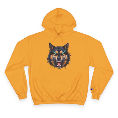 Angry Dog style 1 Men and Women Champion Hoodie