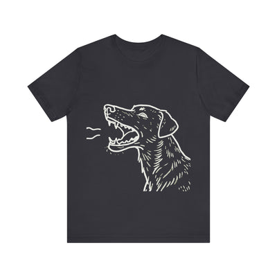 Dog Lover's Unisex Short Sleeve Tee outlined style 1 | Pet Enthusiast Shirt, Gift for Dog Lovers, Animal Lovers Apparel, Casual Wear, Fun Dog Graphic T-Shirt
