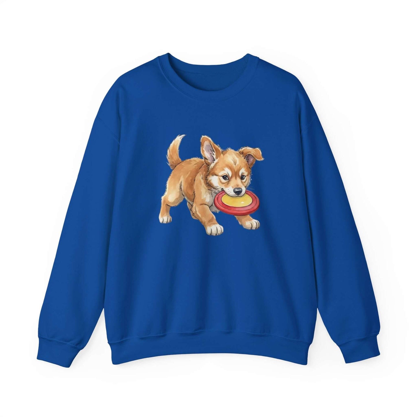 Watercolor Dog painting Unisex Crewneck Sweatshirt style 5