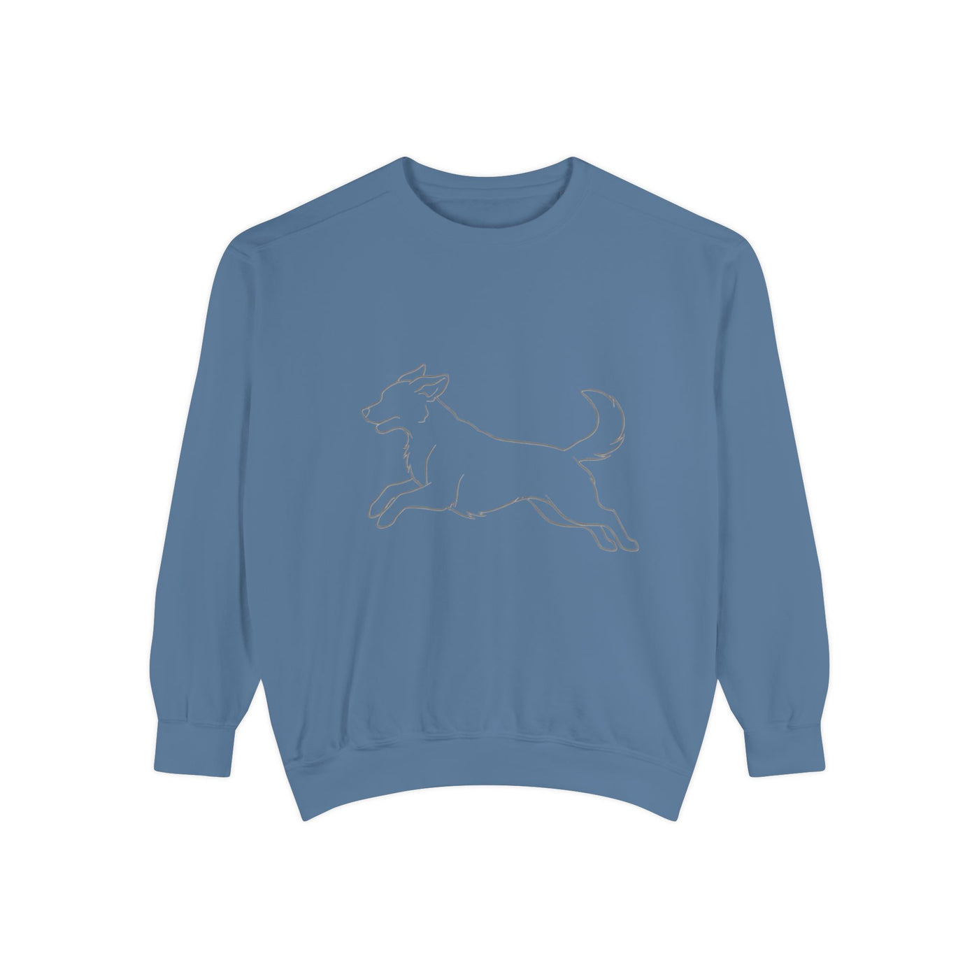 Running Dog Shadow style 1 Cozy Graphic Unisex Crewneck Sweatshirt