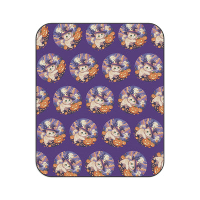 Halloween Cat Picnic Blanket, Halloween Decor, Outdoor Blanket, Fall Festivals, Cozy Family Gatherings