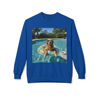 Swimming Pool Vibes Dog Crewneck Sweatshirt