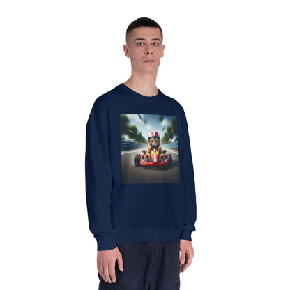 Go Kart Cat Unisex NuBlend Crewneck Sweatshirt style 3
