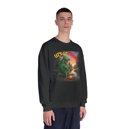 Crocodile Cat Fishing Unisex NuBlend Sweatshirt style 3