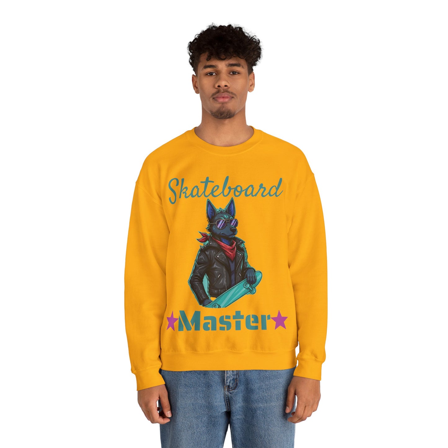 Cool Dog Unisex Heavy Blend Crewneck Sweatshirt style 4