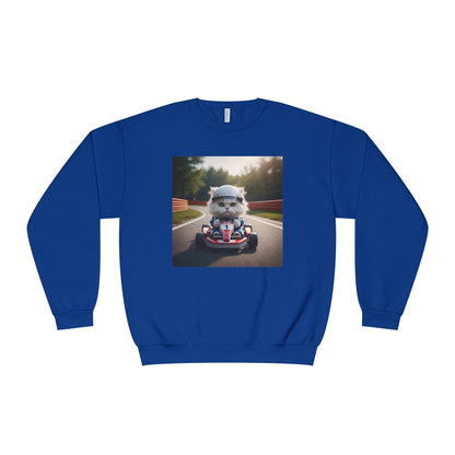 Go Kart Cat Unisex NuBlend Crewneck Sweatshirt style 1