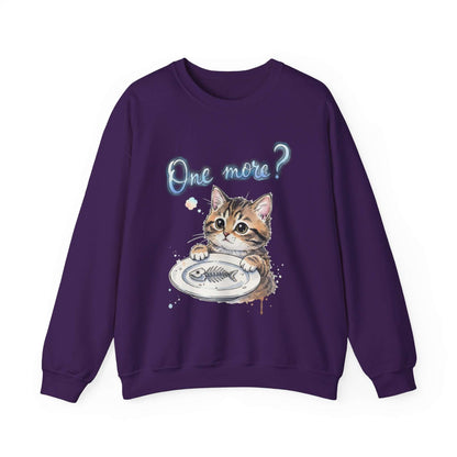 Watercolor Cat painting Unisex Crewneck Sweatshirt style 3