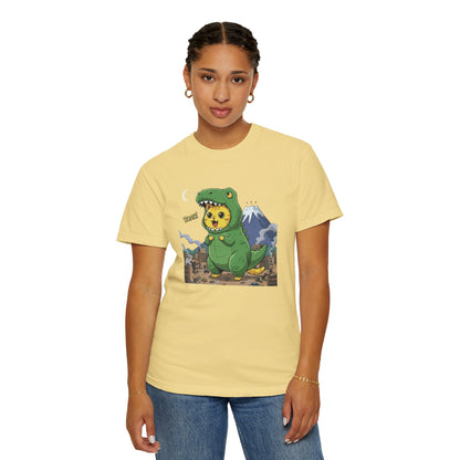 Cat cosplay Godzilla Funny Design Unisex T-Shirt style 1