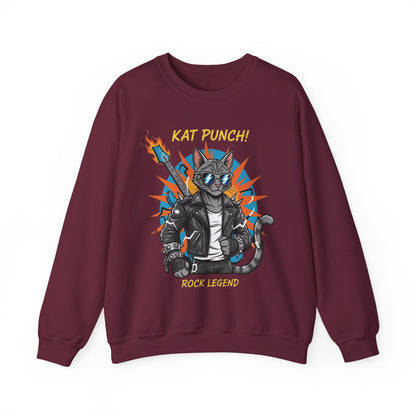 Cool Cat Unisex Heavy Blend Crewneck Sweatshirt style 1