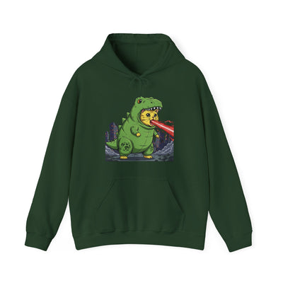 Cat cosplay Godzilla style 4 Unisex Hoodie - Fun & Playful Design