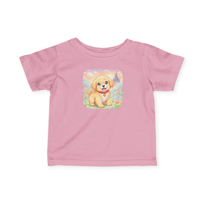 Cute Puppy Infant Baby Fine Jersey T-Shirt style 2