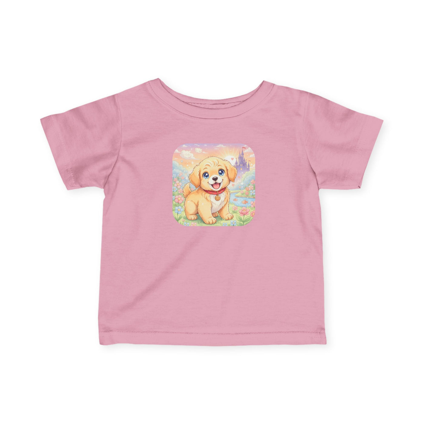Cute Puppy style 2 Infant Tee, Baby T-Shirt, Dog Lover Gift, Toddler Top, Kids Apparel, Animal Print Shirt