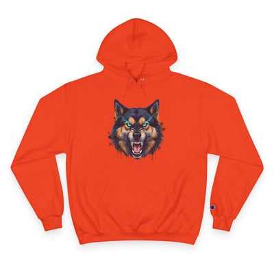 Angry Dog style 1 Men and Women Champion Hoodie