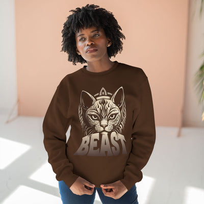 "Beast" Cat Lover style 3 Unisex Crewneck Sweatshirt