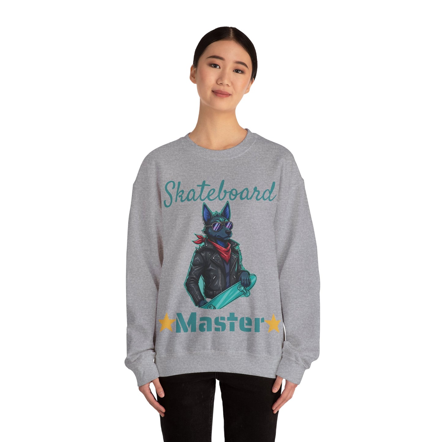 Cool Dog Unisex Heavy Blend Crewneck Sweatshirt style 4