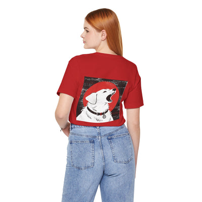 Dog Lover's Unisex Short Sleeve Tee Dog Head style | Pet Enthusiast Shirt, Gift for Dog Lovers, Animal Lovers Apparel, Casual Wear, Fun Dog Graphic T-Shirt