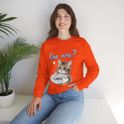 Watercolor Cat painting Unisex Crewneck Sweatshirt style 3
