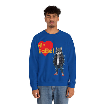 Cool Dog Unisex Heavy Blend Crewneck Sweatshirt style 3