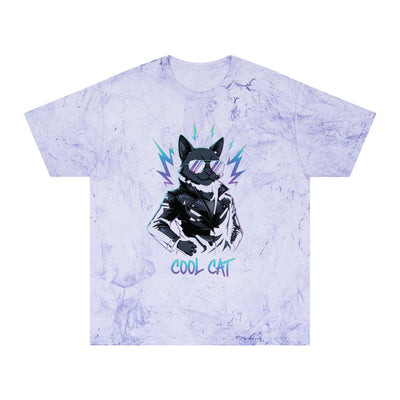 Colorful Cool Cat Unisex T-Shirt - Vibrant Graphic Tee, Gift for Cat Lovers, Casual Wear, Streetwear, Unique Style