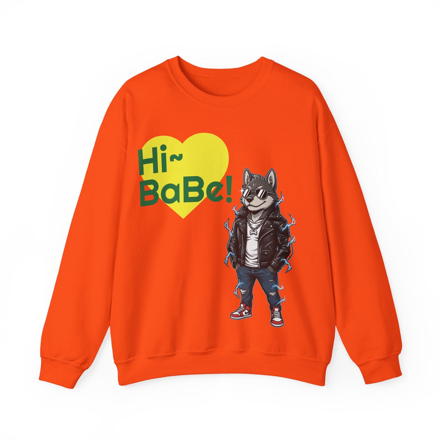 Cool Dog Unisex Heavy Blend Crewneck Sweatshirt style 3
