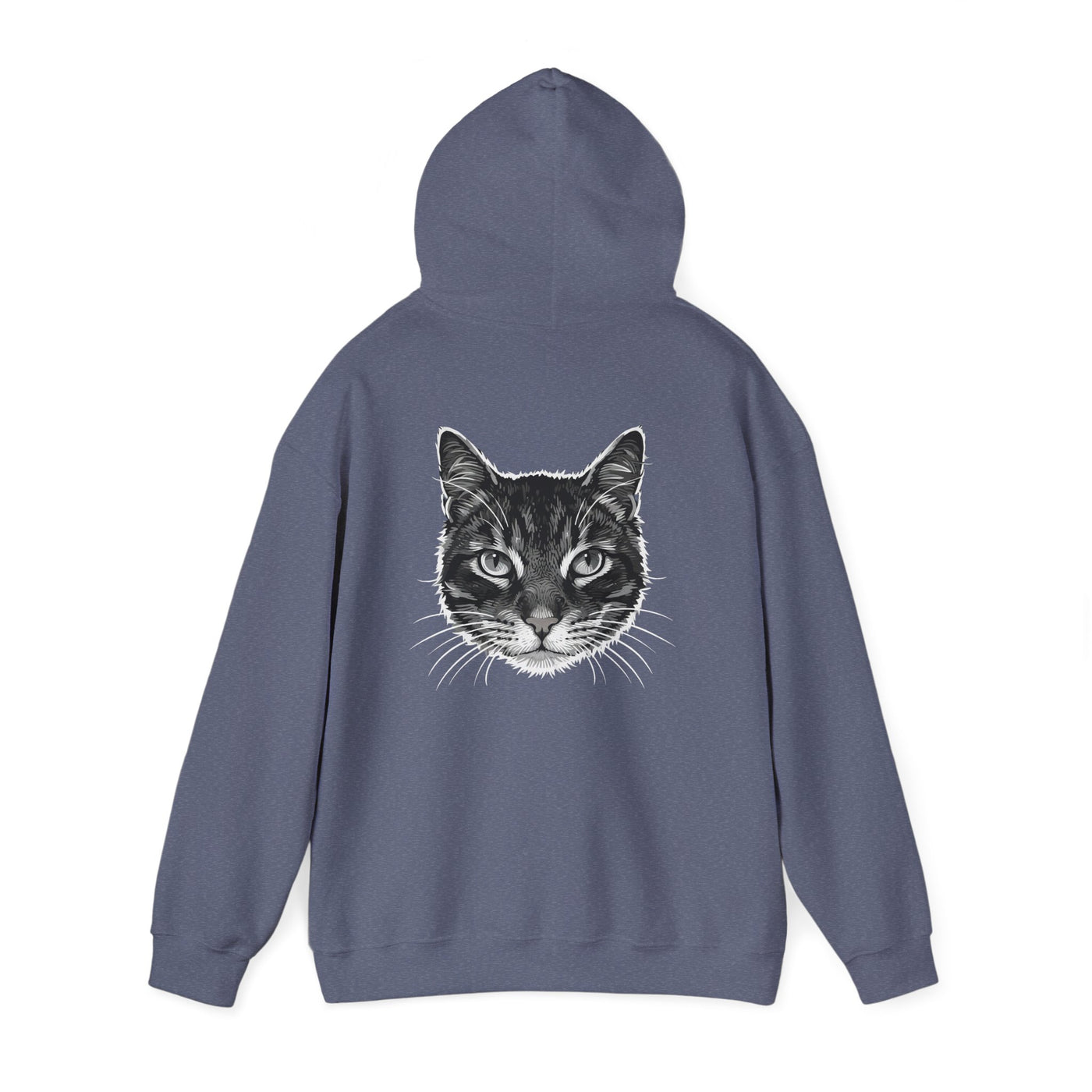 Cozy Cat Lover Hoodie style 1- Unisex Heavy Blend™ Sweatshirt, Purrfect Gift for Pet Owners, Casual Wear, Cat Themed Apparel, Cozy Clothing