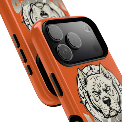 Master Dog Orange Tough Magnetic Protective Case iPhone 17 series