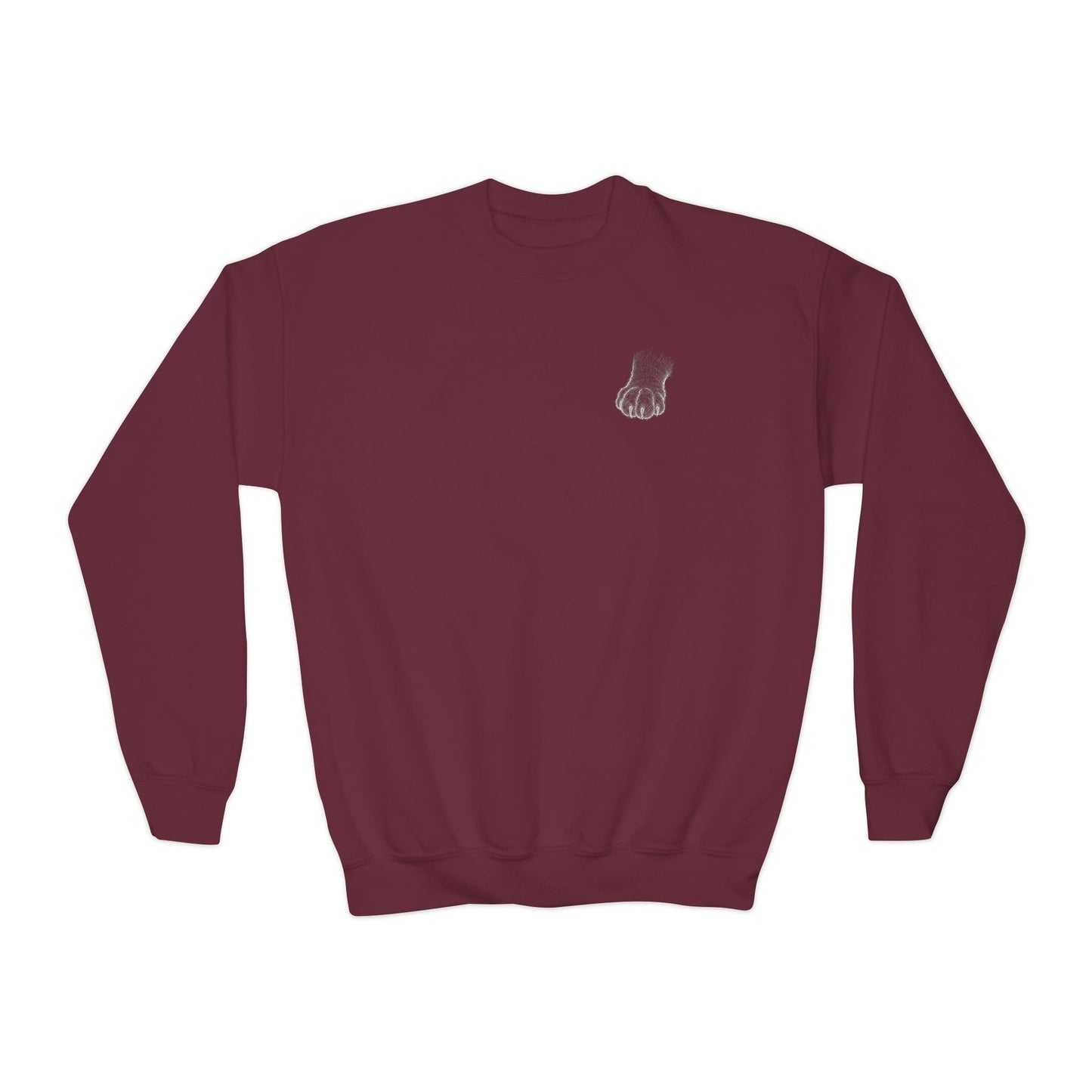 Black Cat - Cozy Unisex Youth Crewneck Sweatshirt style 1