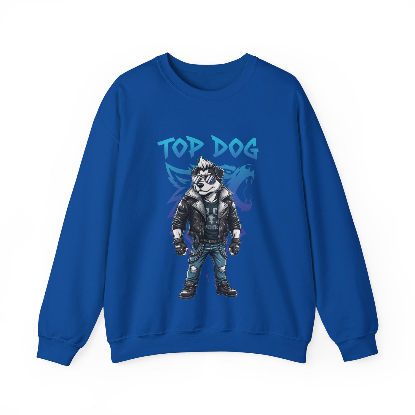 Cool Dog style 1 Unisex Crewneck Sweatshirt | Cozy Gift for Dog Lovers, Casual Wear, Unique Graphic Sweatshirt, Birthday Gift, Everyday Style