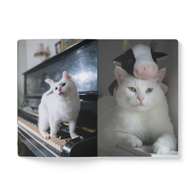 Cozy Cat Softcover Journal - Perfect for Nature Lovers, Gift for Pet Owners, Journal for Writing, Cute Cat Lover Notebook