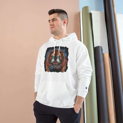 Angry Dog Men and Women Champion Hoodie style 4
