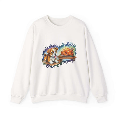 Watercolor Dog painting Unisex Crewneck Sweatshirt style 3