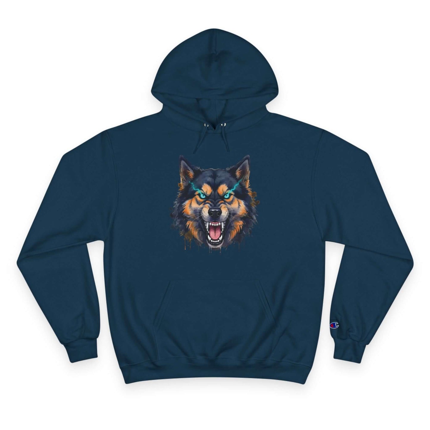 Angry Dog Men and Women Champion Hoodie style 1
