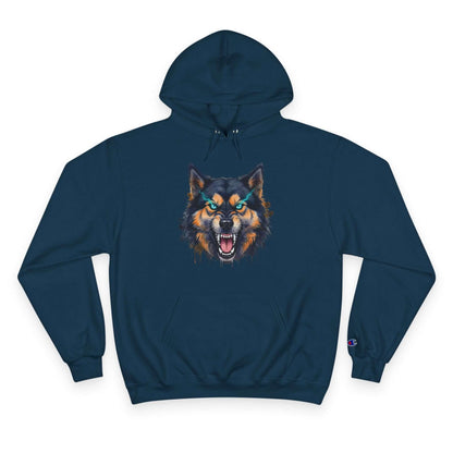 Angry Dog Men and Women Champion Hoodie style 1