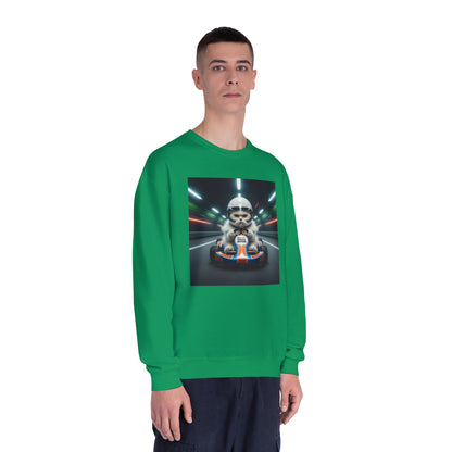 Go Kart Cat Unisex NuBlend Crewneck Sweatshirt style 2