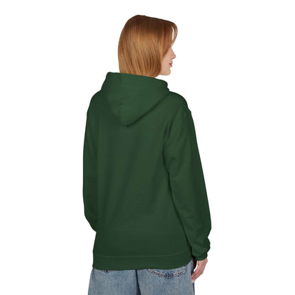 Kitten hiding in Christmas stocking Unisex Fleece Hoodie style 1