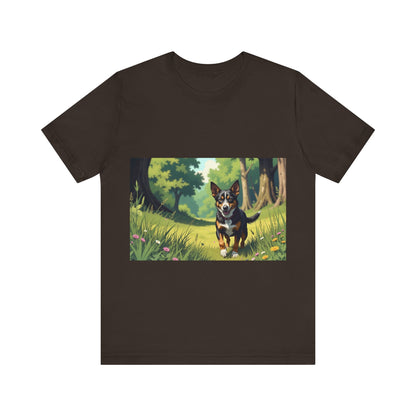 Adorable Dog comic style 1  Unisex Soft Tee| Cute Dog Lover's Shirt, Animal Graphic T-Shirt, Pet Themed Gift, Casual Wear
