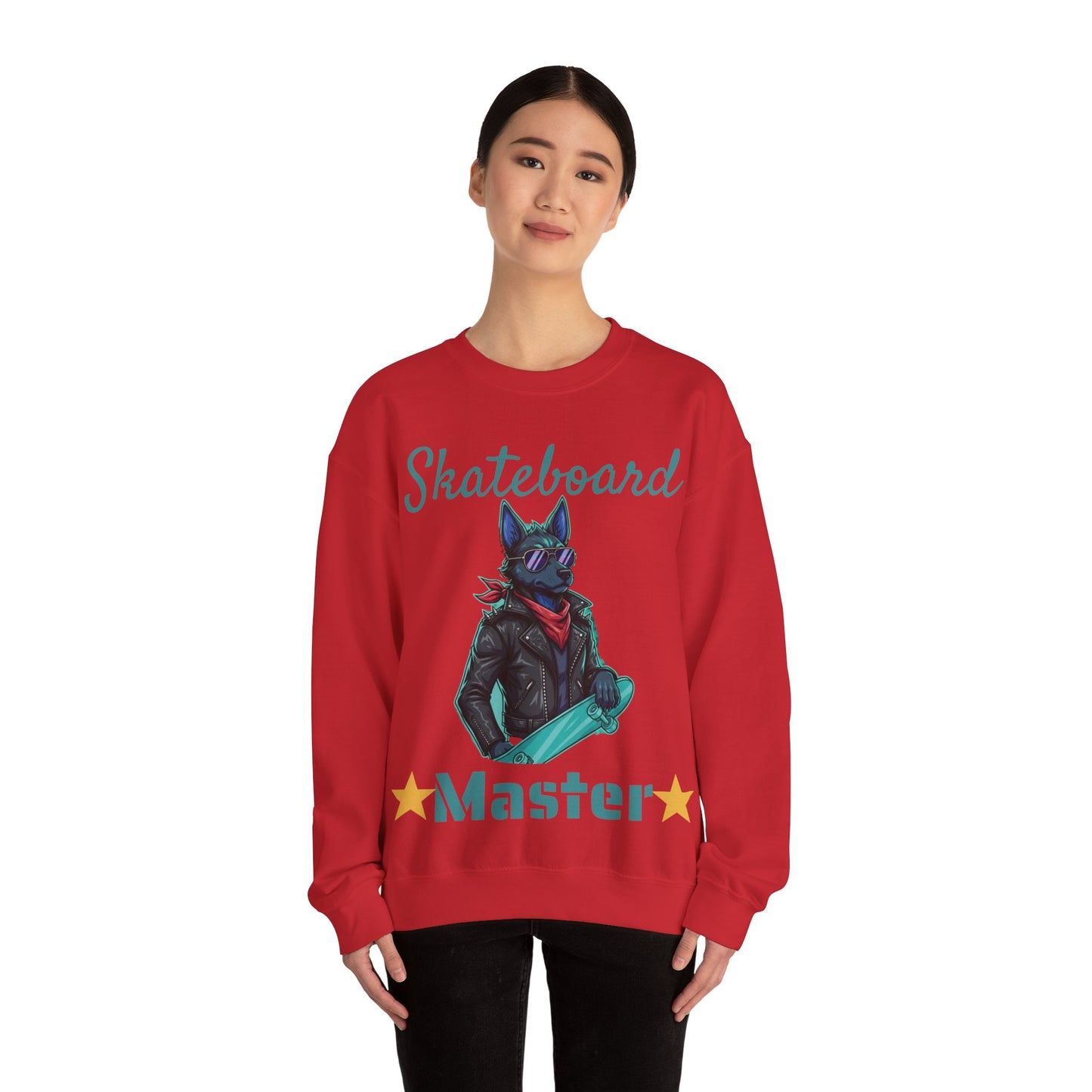 Cool Dog Unisex Heavy Blend Crewneck Sweatshirt style 4