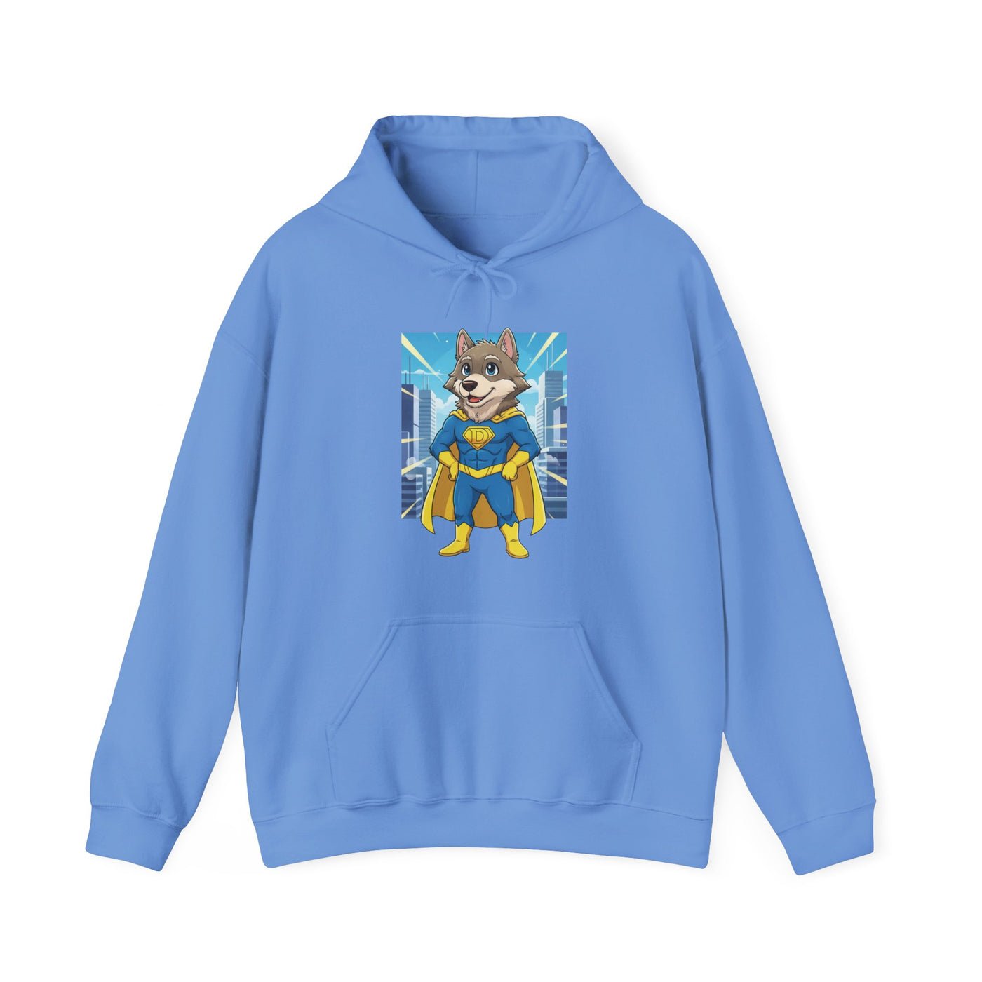 Dog cosplay Superman style 1 Unisex Hoodie - Fun & Playful Design