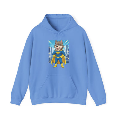 Dog cosplay Superman style 1 Unisex Hoodie - Fun & Playful Design