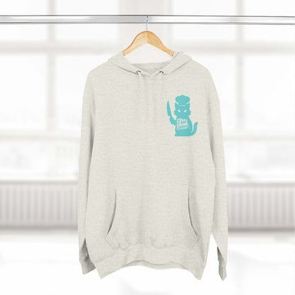 Cat Love Sashimi Graphic Unisex Fleece Hoodie