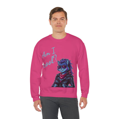 Cool Cat Unisex Heavy Blend Crewneck Sweatshirt style 2