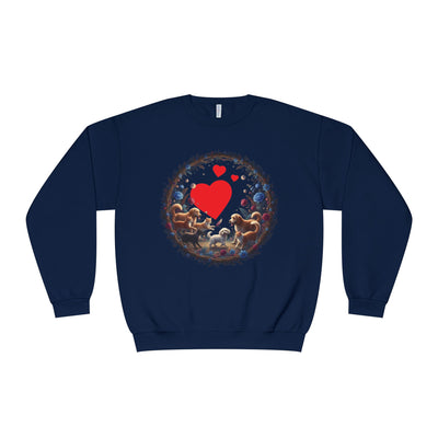 Cats & Dogs Full of Love Unisex NuBlend® Crewneck Sweatshirt