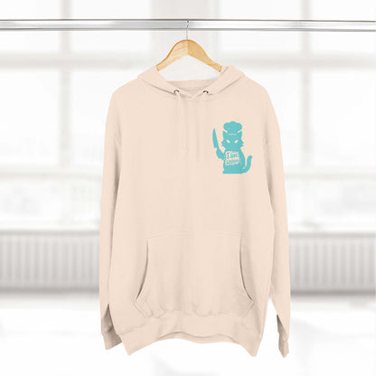Cat Love Sashimi Graphic Unisex Fleece Hoodie