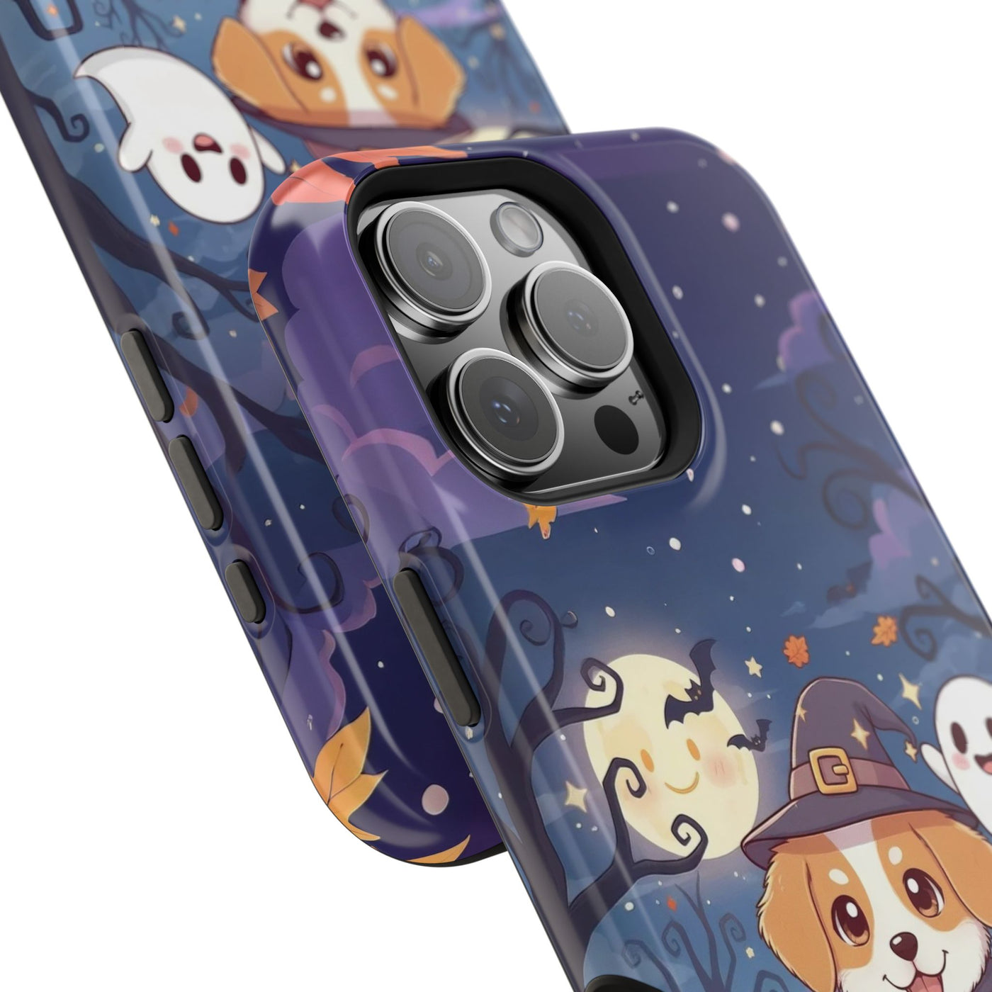 Halloween cute puppy anime style 3 Magnetic Impact-Resistant Phone Case, Cute Dog Design, Pet Owner Gift, Animal Lover Accessory, Birthday Gift for Dog Lovers