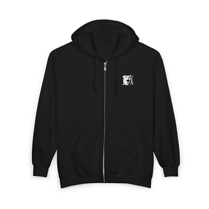 I Am Legend Dog Graphic Unisex Heavy Blend Full Zip Hoodie