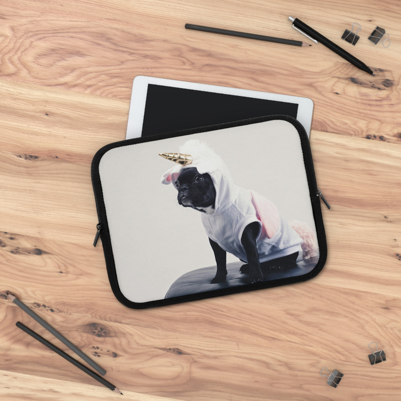 Cute Dog style 1 Laptop Sleeve, Pet Lover Gift, Stylish Computer Case, Birthday Present, Fun Travel Accessory